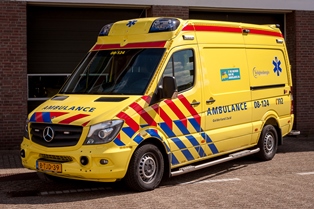 Foto van een ambulance